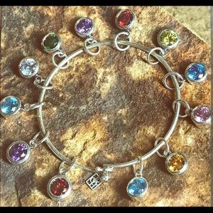Sterling Silver Swarovski Birthstone Cherm
